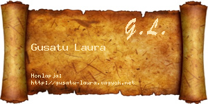 Gusatu Laura névjegykártya